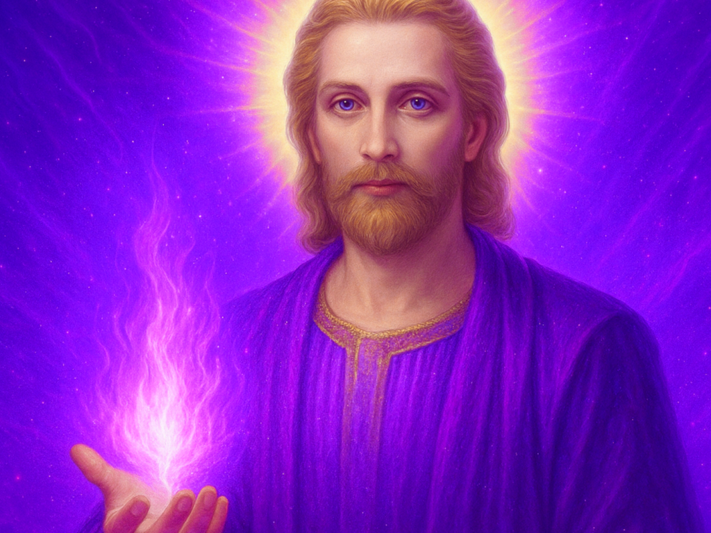 Violet Flame Healing Saint Germain