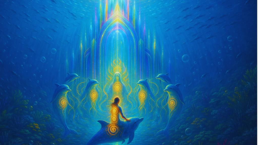 Dolphin healing adobe- Holographic Symbols